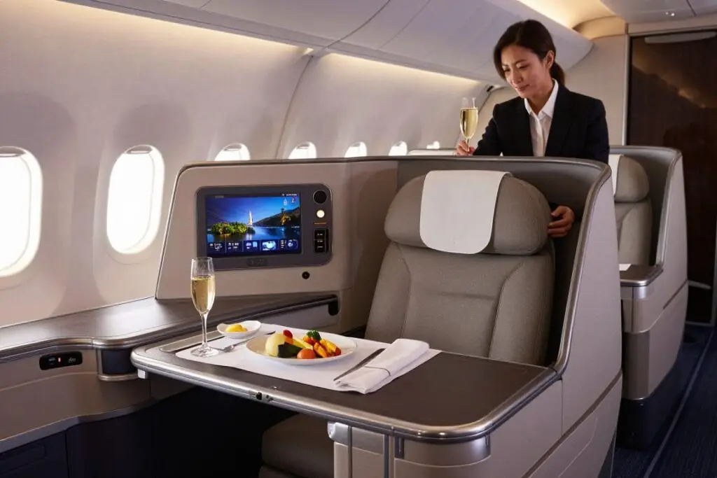First class cabin secured through Flight Booking Expertise award travel knowledge First class cabin secured through Flight Booking Expertise award travel knowledge