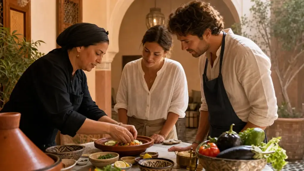 A vetted workshop or cooking experience
