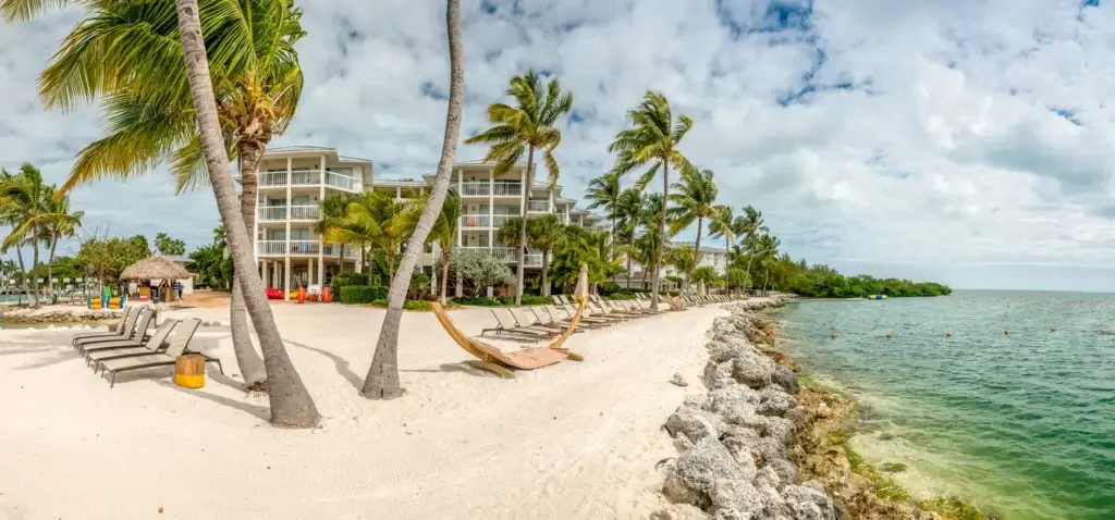 Coastline Of Islamorada, Panoramic View At Dusk.
