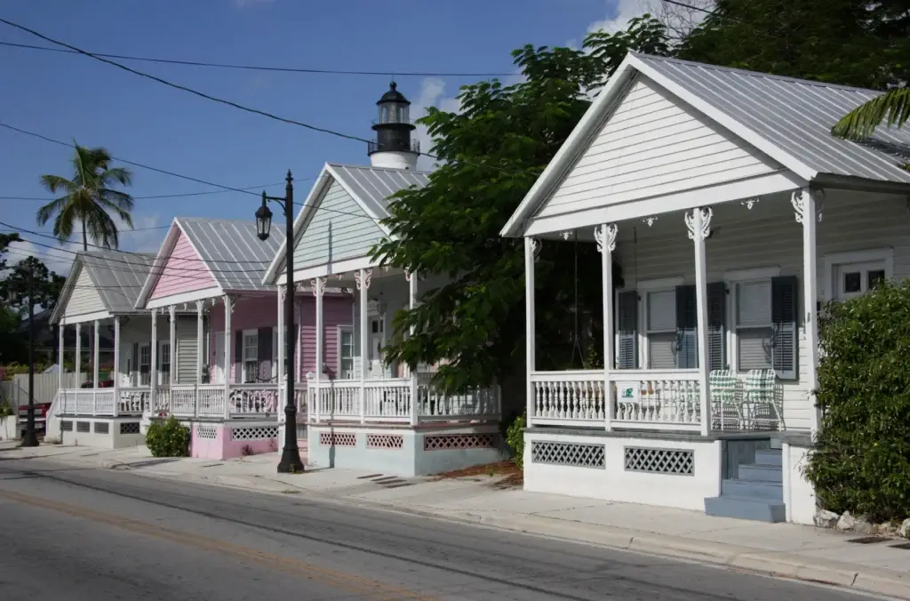 Colonial Age Residential Houses, Key West, Florida, United States