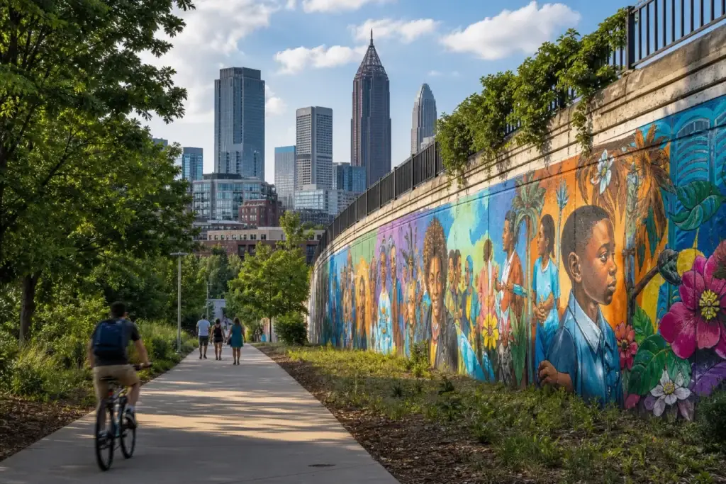 Atlanta BeltLine mural Georgia