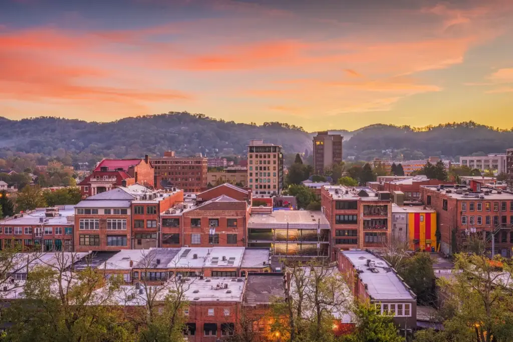 downtown Asheville North Carolina