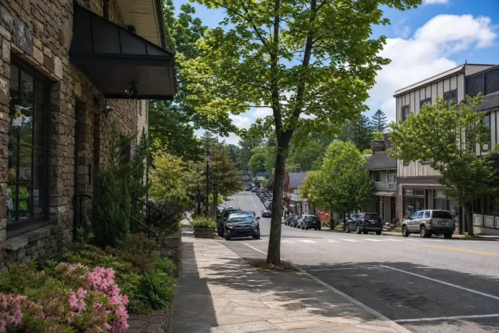 downtown Highlands North Carolina