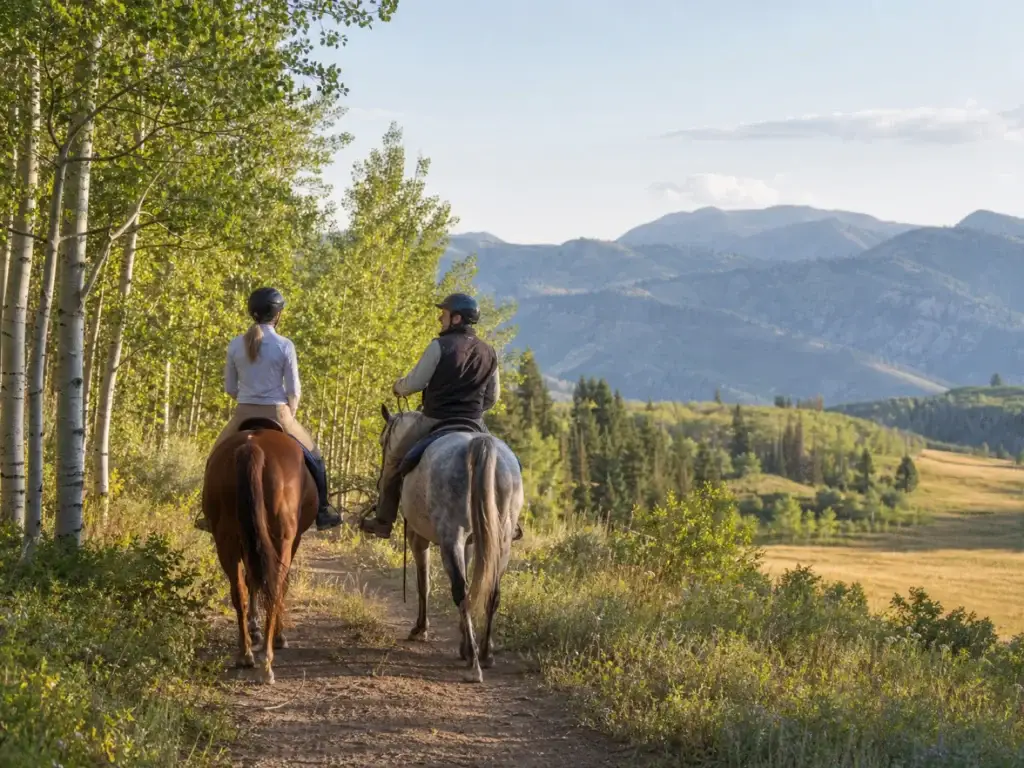 Guided horseback riding near Park City