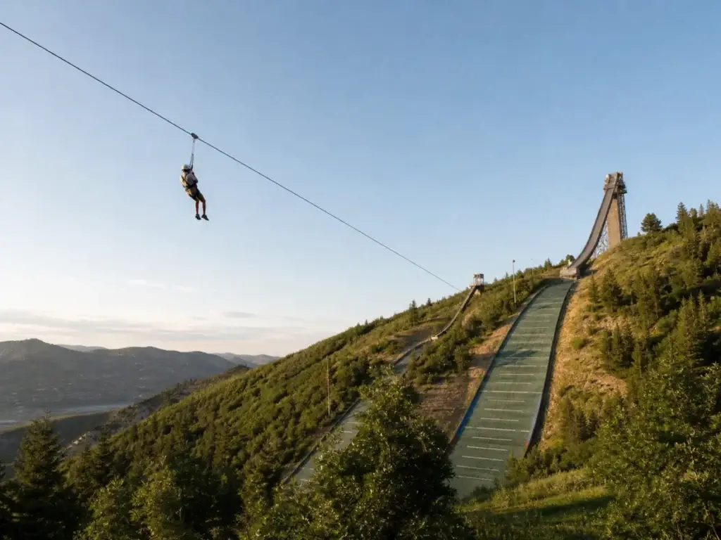 Extreme Zipline at Utah Olympic Park