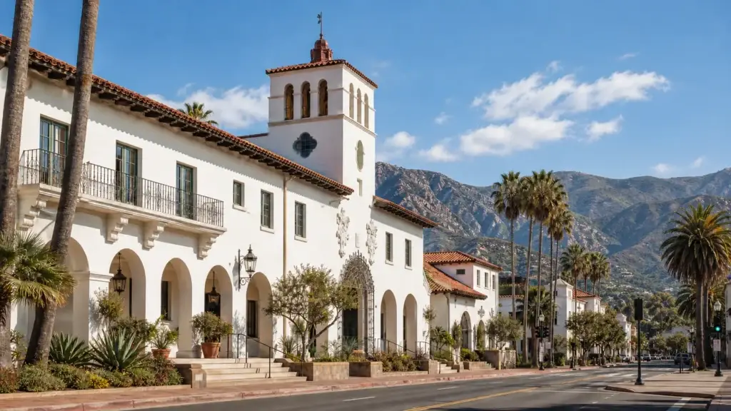 Santa Barbara Spanish Colonial Revival civic architecture