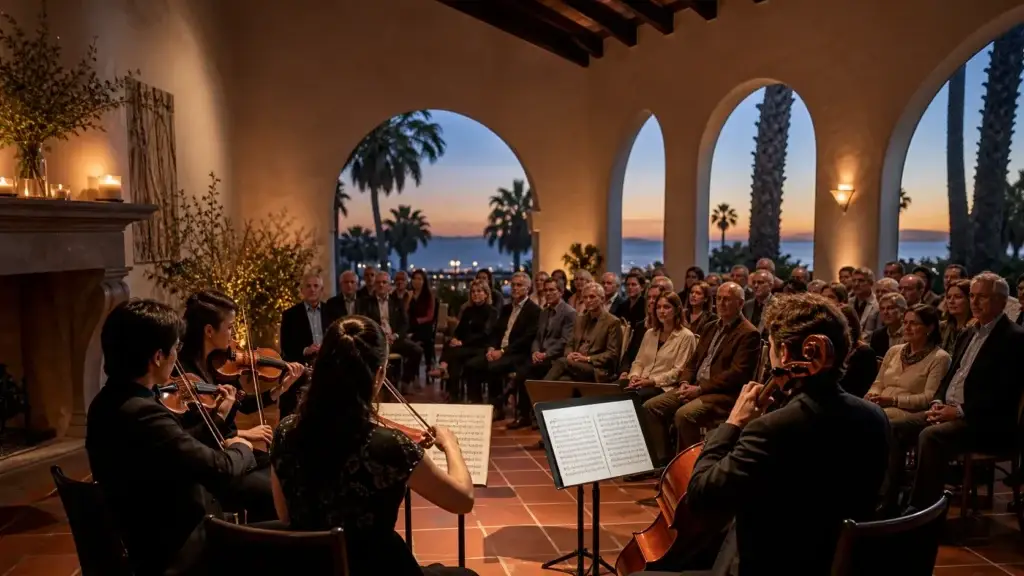 Santa Barbara concert or theater audience