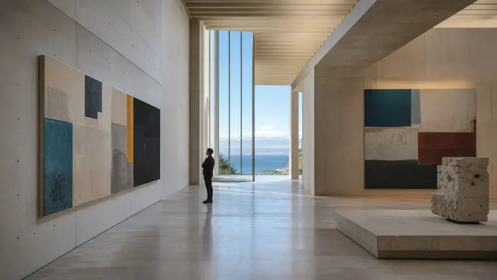 Contemporary art gallery in La Jolla