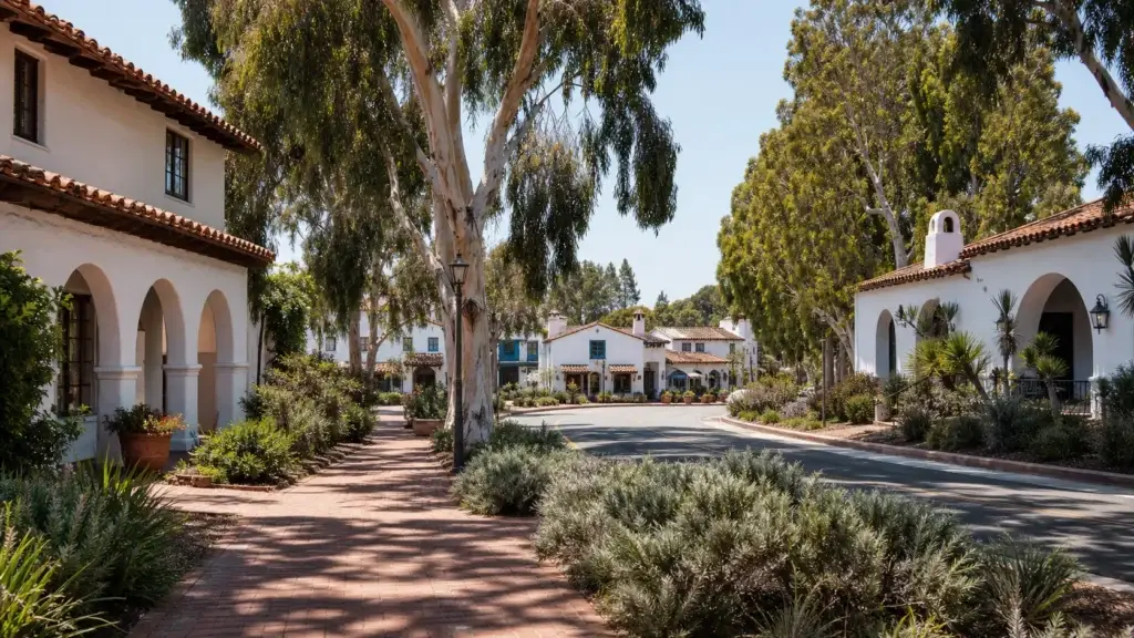 Rancho Santa Fe village architecture
