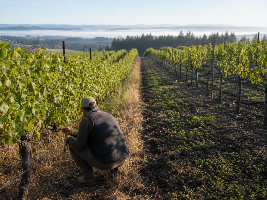 Willamette vineyard viticulture