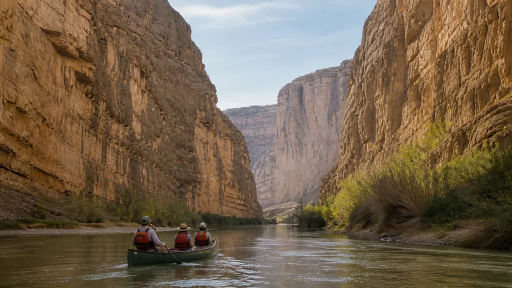 Guided river craft in Santa Elena, Mariscal or Boquillas Canyon, Big Bend