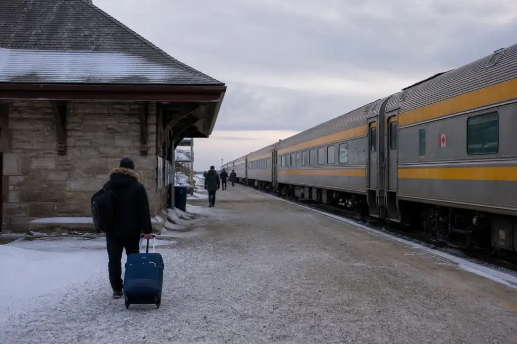 Documented Churchill airport arrival or VIA Rail train/station in Churchill