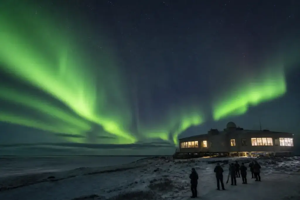 Documented aurora over Churchill or Churchill Northern Studies Centre