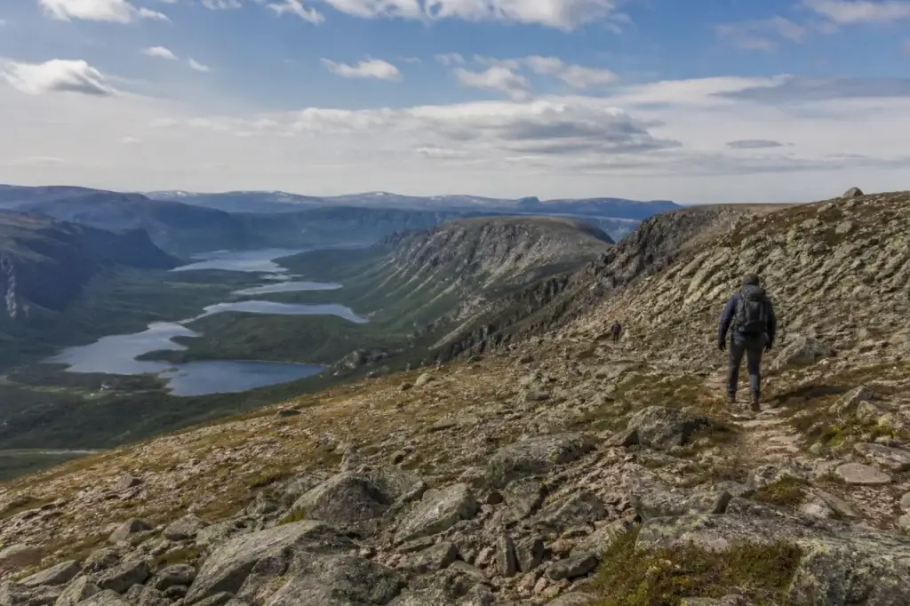 Documented Gros Morne Mountain trail in legally open conditions