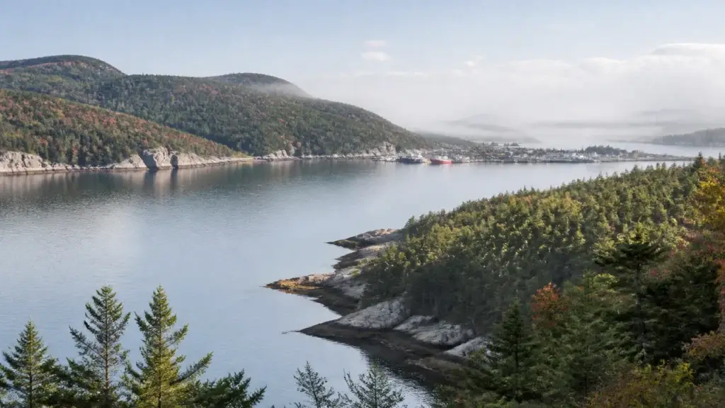 Somes Sound, Northeast Harbor or Southwest Harbor on Mount Desert Island