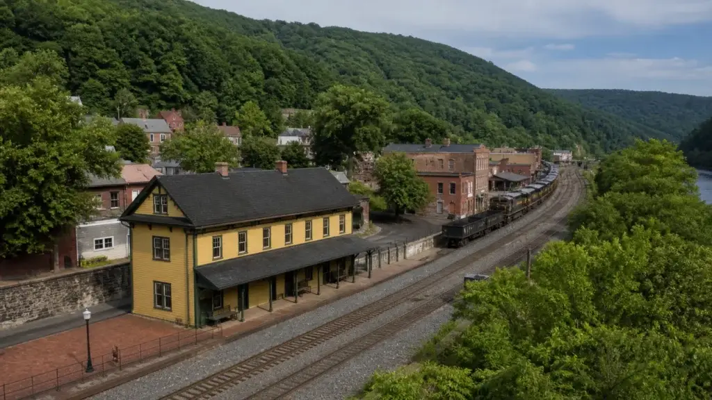 Thurmond Depot, rail corridor or verified historic townscape