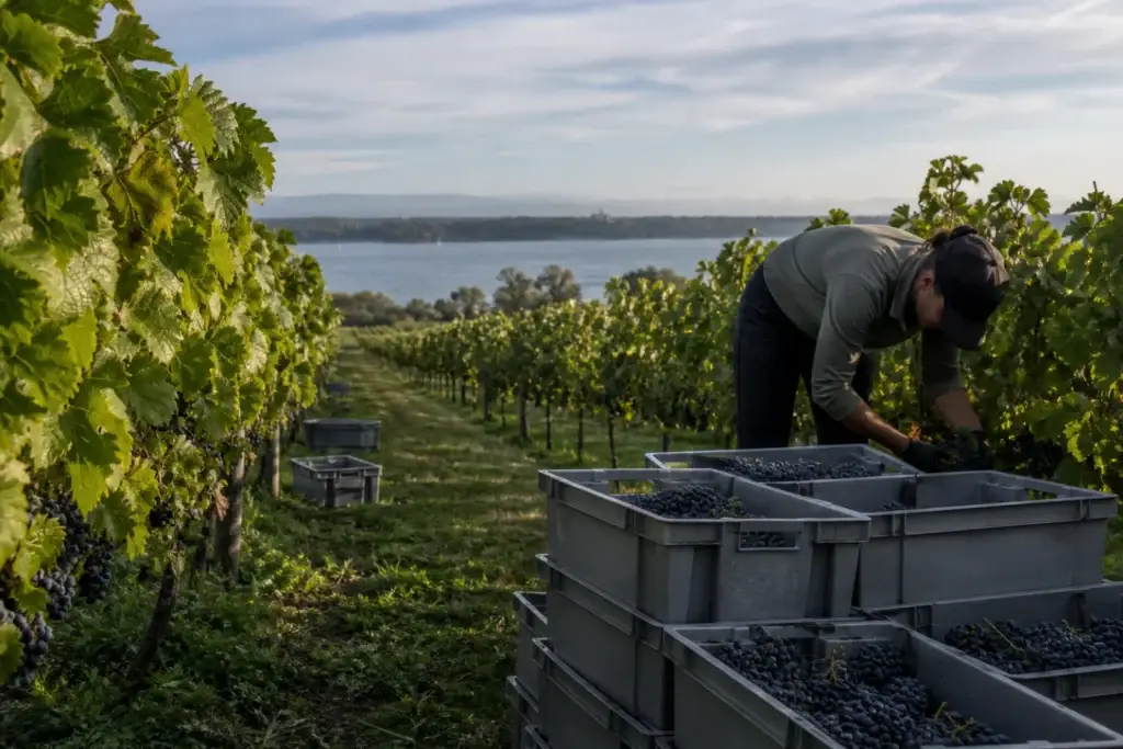 Documented Niagara-on-the-Lake vineyard or cellar with viticulture context