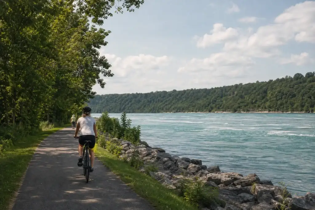 Documented Niagara River Recreation Trail between Niagara-on-the-Lake and Queenston