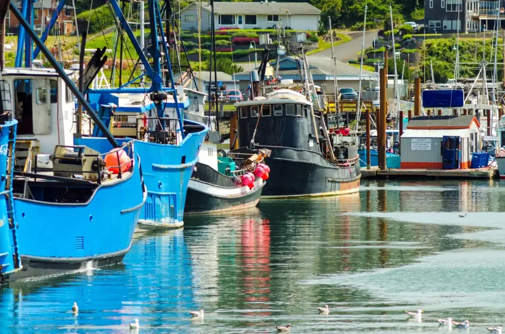 Yaquina Bay Newport harbor