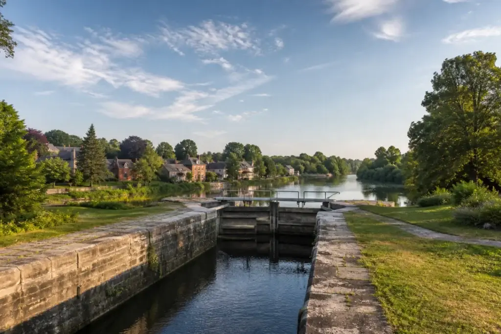Merrickville Lockstation and Blockhouse or Westport Harbour on Upper Rideau Lake