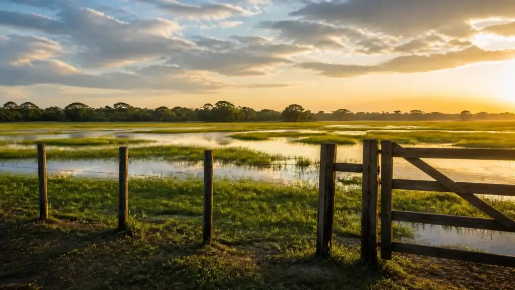 AI-generated editorial visualization of Southern Pantanal, Mato Grosso do Sul.