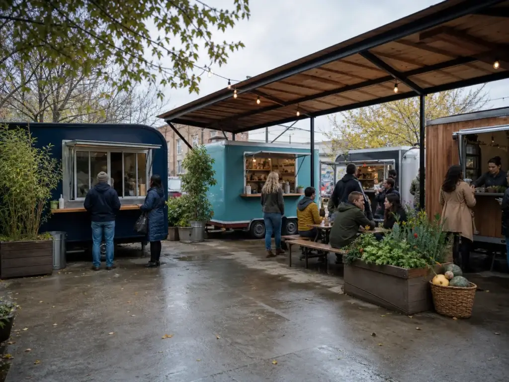 local produce market or food community