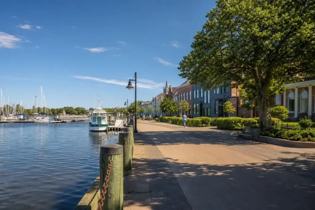 Documented Charlottetown waterfront, streetscape or public cultural district