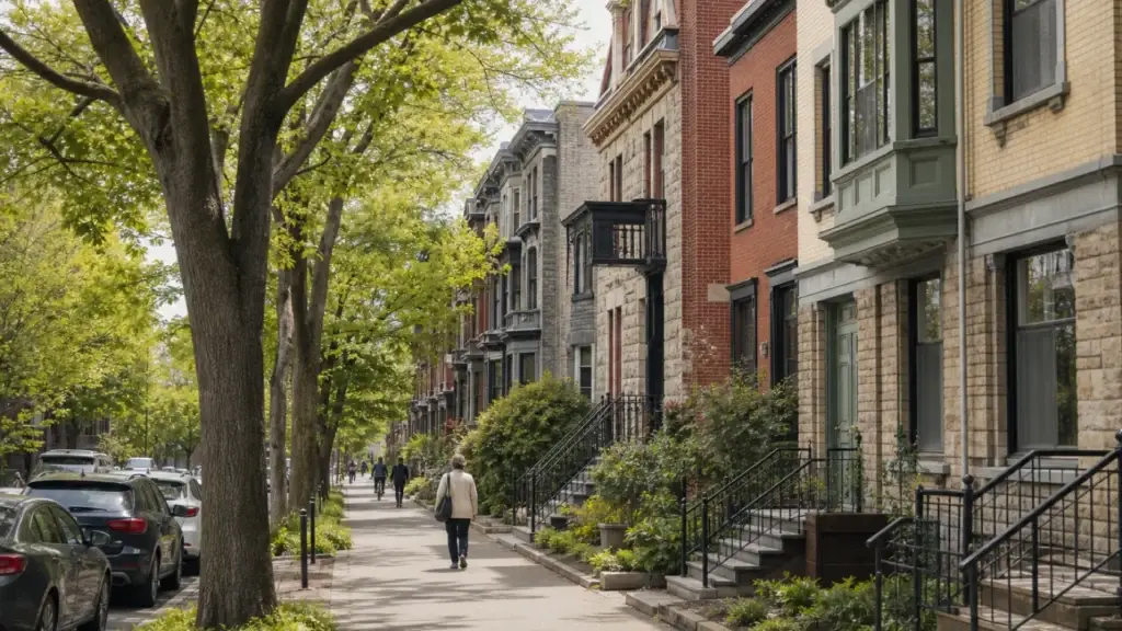 Avenue Cartier, Grande Allée or a documented Montcalm streetscape in Québec City