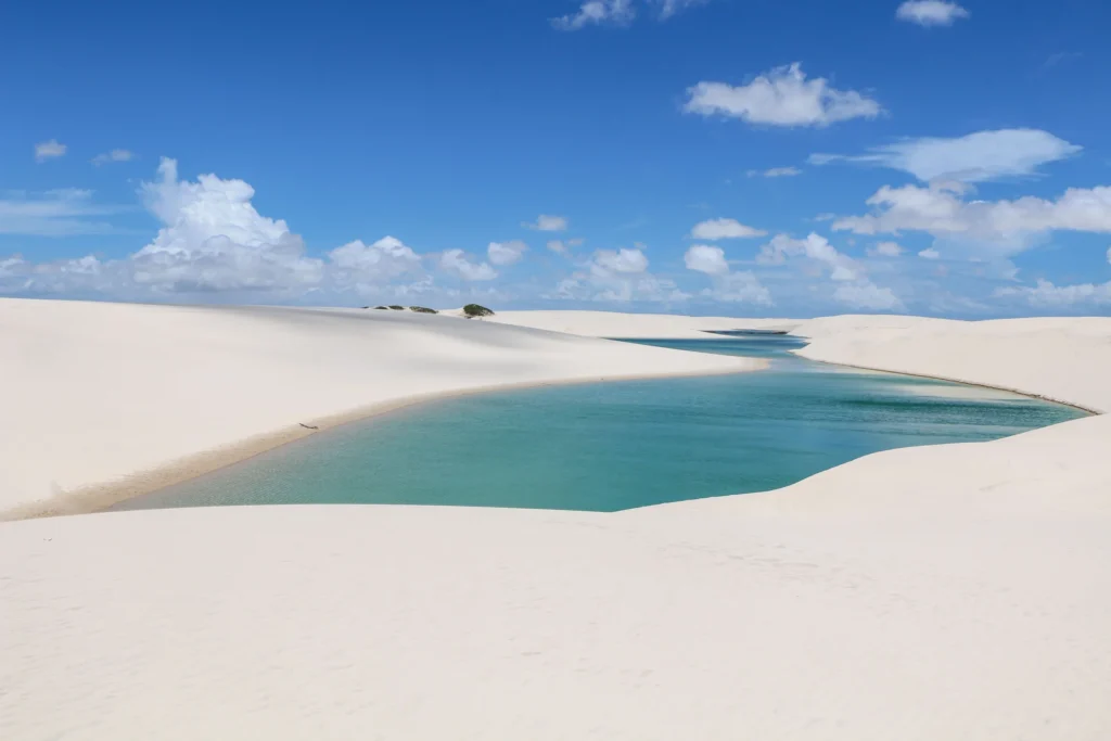 Documented Lençóis Maranhenses National Park dune and lagoon landscape