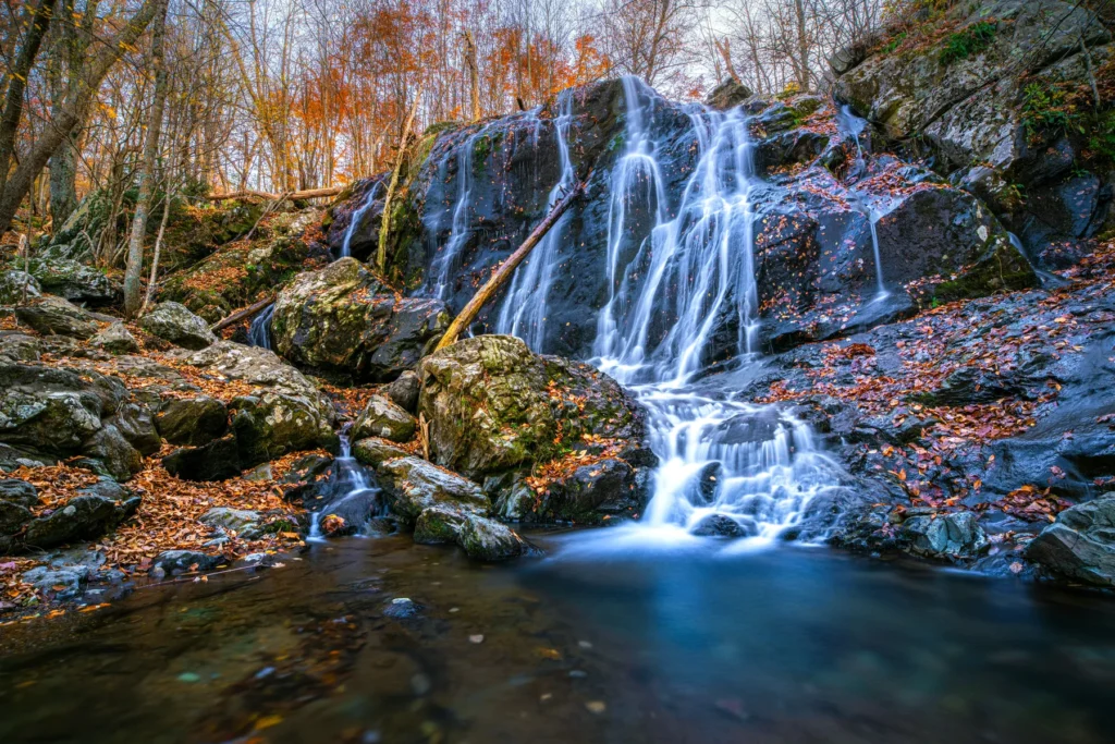 Dark Hollow Falls, Rose River Falls, Doyles River Falls or another exact Shenandoah waterfall