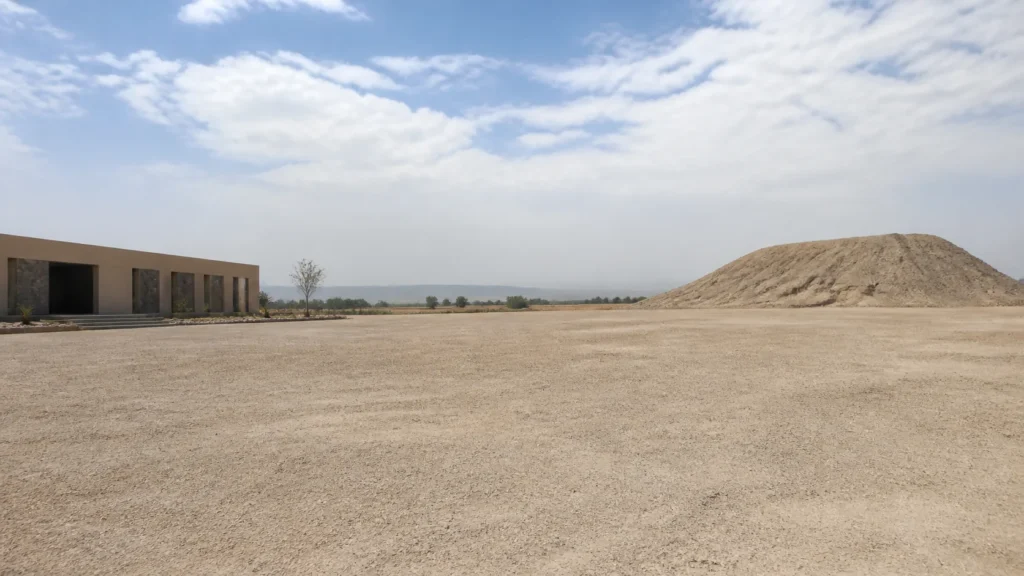 AI-generated editorial visualization of an anonymous conservation context linking a northern Peru field site and museum story.