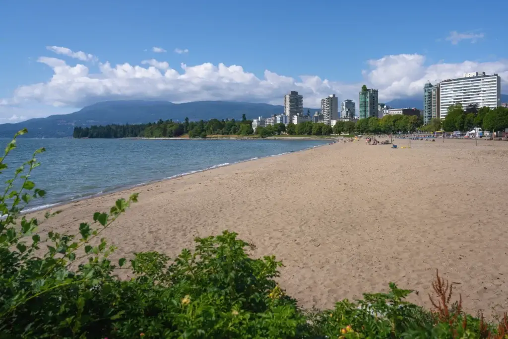 Vancouver West End, English Bay or a residential street at the Stanley Park edge