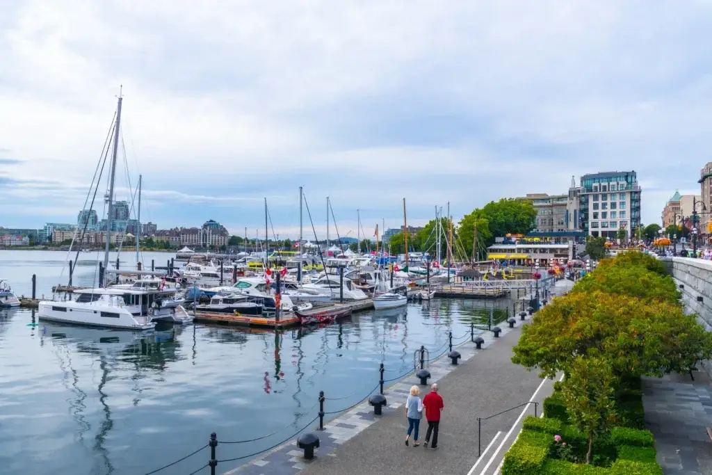 Victoria Inner Harbour promenade, Belleville Street precinct or harbour terminal area