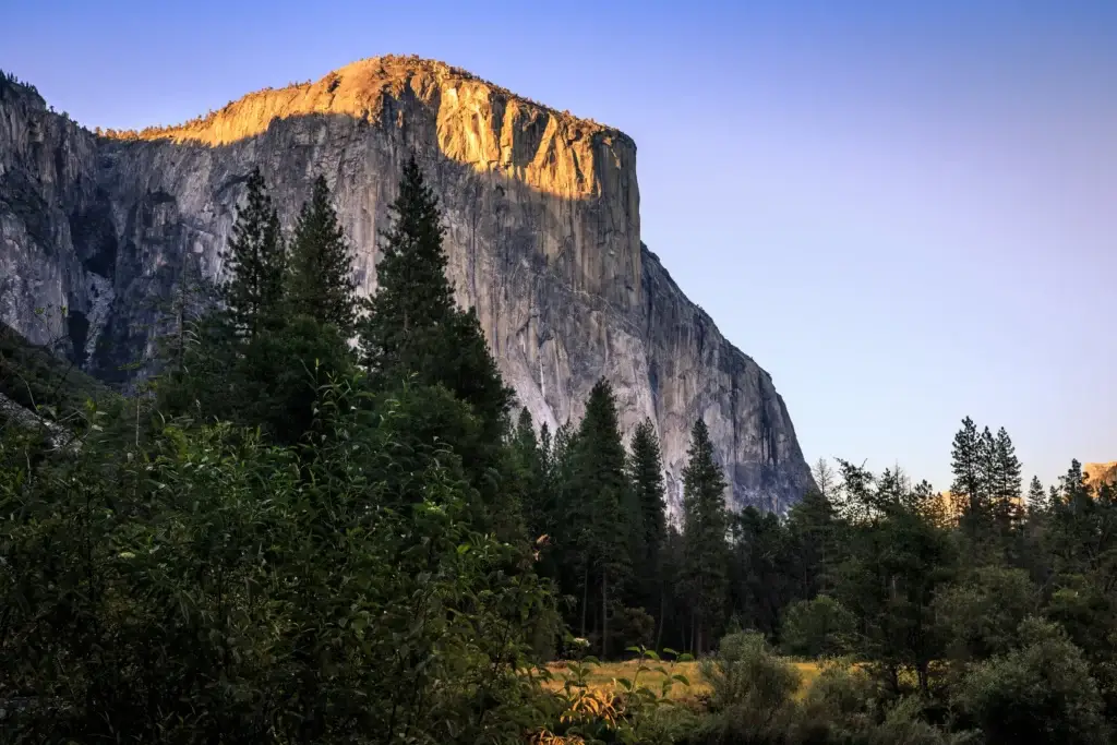 Yosemite Valley with El Capitan, Half Dome or a clearly identifiable Valley composition