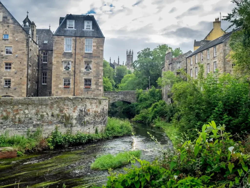 The Water of Leith in Edinburgh.