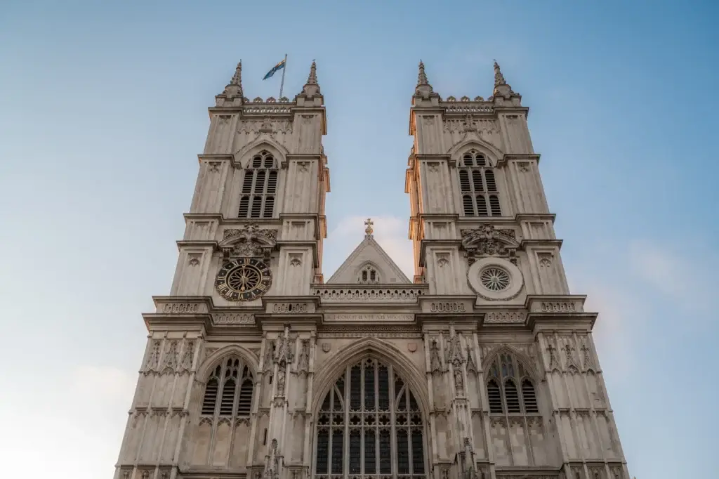 Westminster Abbey exterior, London.
