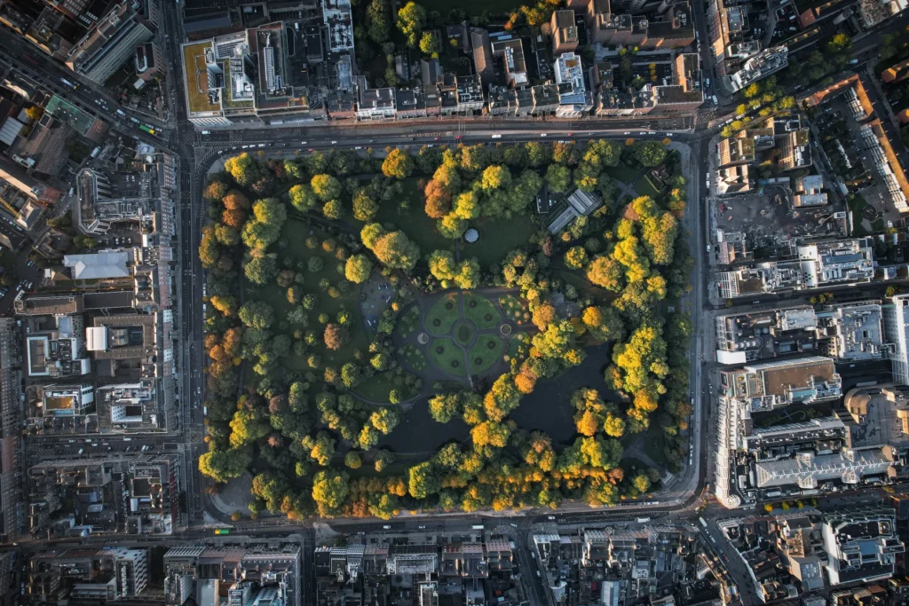 St Stephen’s Green, Dublin.