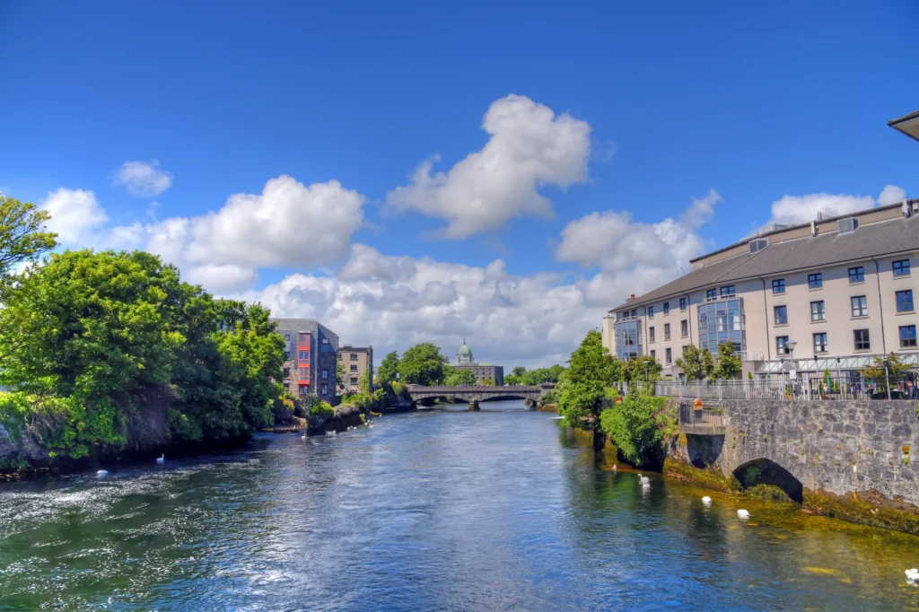 Galway and the River Corrib, shown as city context for the museum visit.