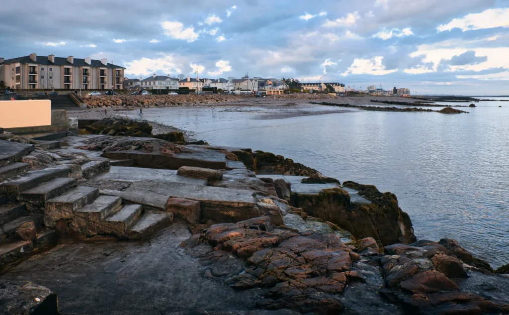 Salthill beach, coastal context for the promenade visit.