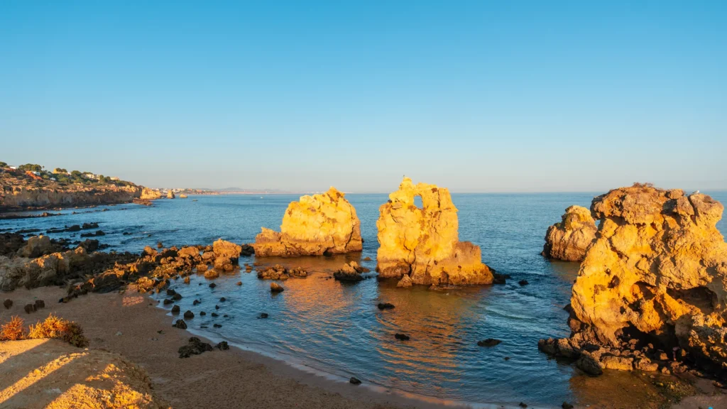 Praia dos Arrifes near Albufeira, Algarve.