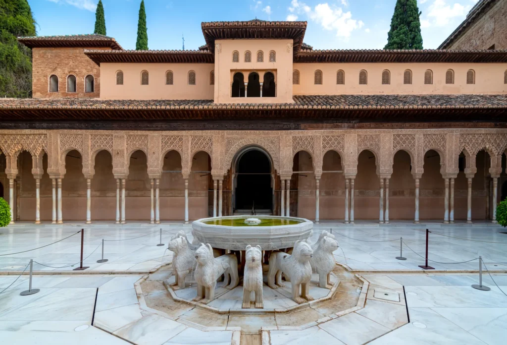 Court of the Lions at the Alhambra, Granada.