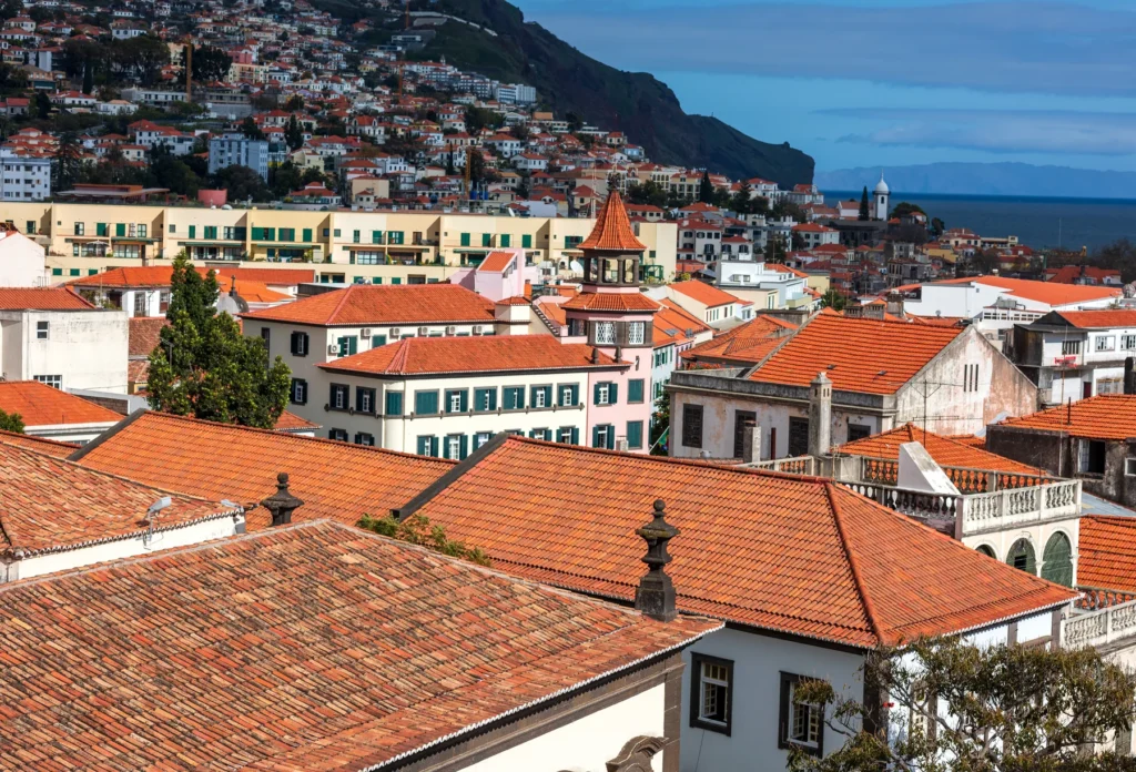 A panorama of Funchal.