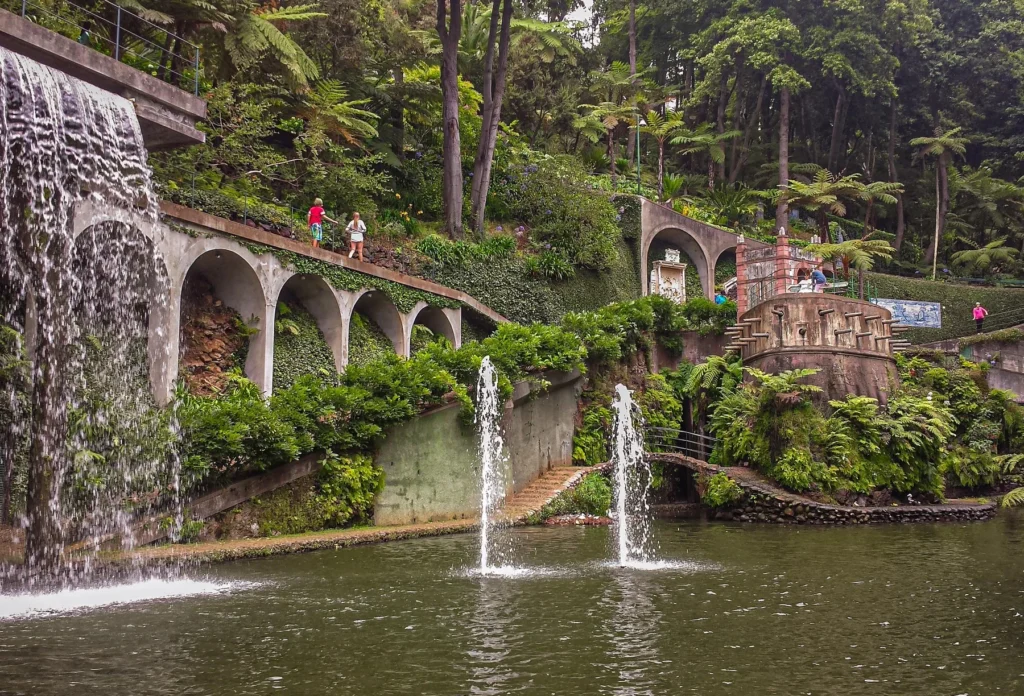 A botanical garden setting in Funchal.