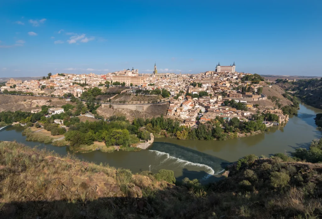 Toledo seen from Mirador del Valle.