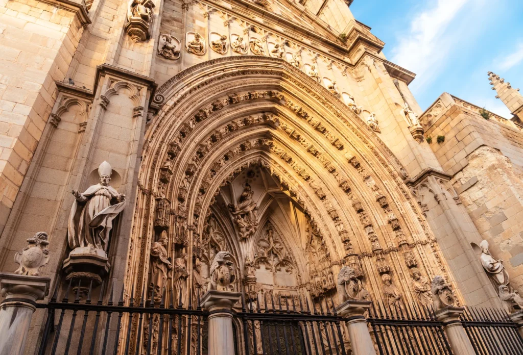 Entrance detail at Toledo Cathedral.