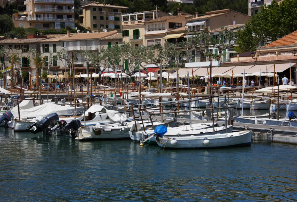 Port de Sóller harbor, Mallorca.