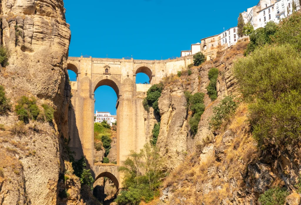 A view of Puente Nuevo in Ronda.