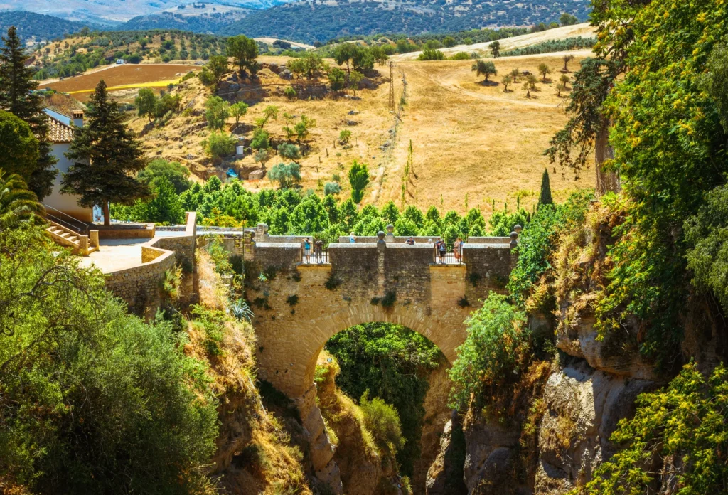 Puente Viejo above the gorge in Ronda.