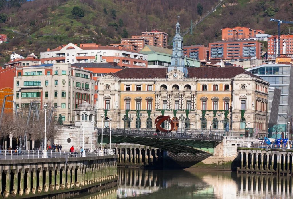 Bilbao cityscape.