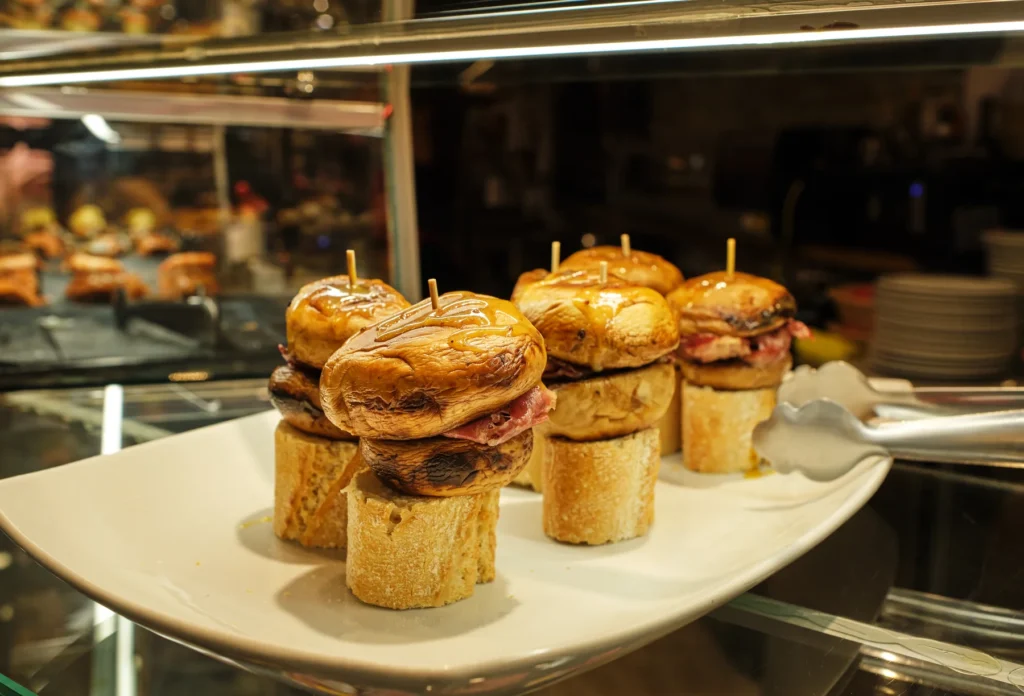 Pintxos bar in San Sebastián; no specific venue booking is implied.